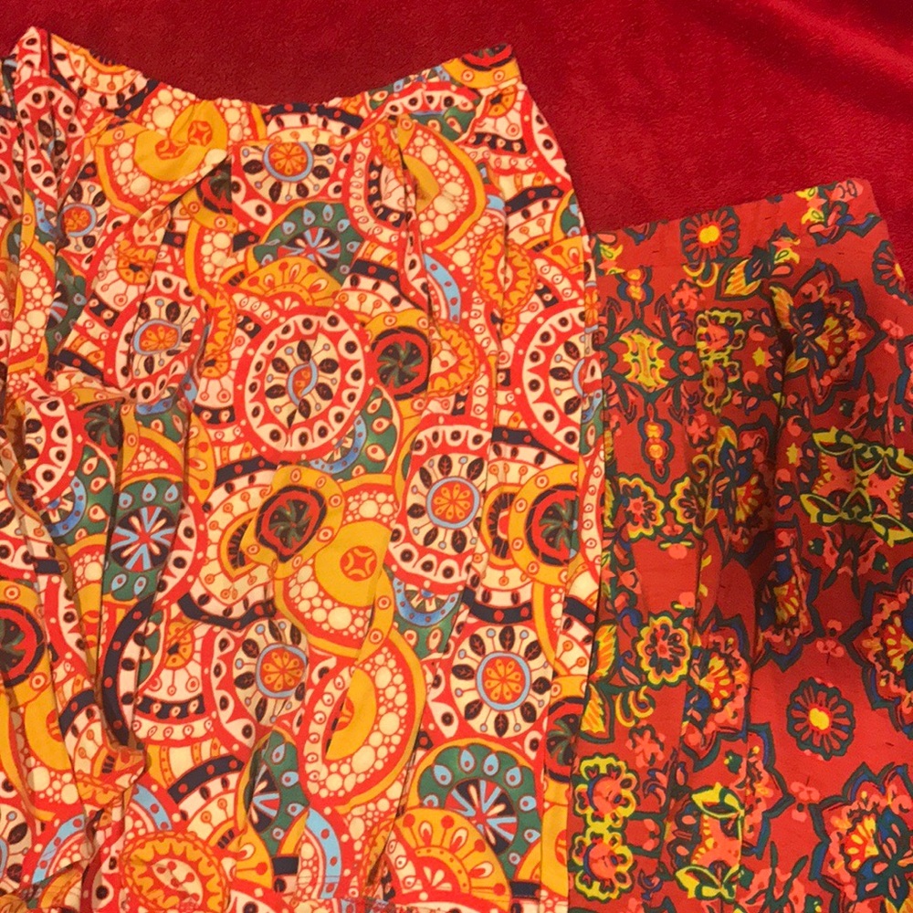 LuLaRoe Madison Skirts.  Lot of 2.